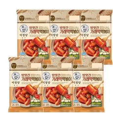 cj제일제당 미정당 방앗간 가래떡 떡볶이 간편한간식 400g, 6개