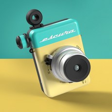 에스쿠라 즉석카메라 인스턴트60s 수동 카메라 선셋드림(Blue), 선택안함, 1개, no film