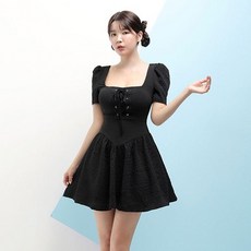 여성의류 전문 쇼핑몰 섹시 원피스 슬림핏 반팔 나시 민소매 미니 레이스 오프숄더 제시카 1010