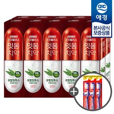 [애경] [★비밀특가] 2080 유칼립투스 진지발리스 치약 150g x10개 (+칫솔3입 증정), 옵션:스트롱민트, 상세 설명 참조, 상세 설명 참조