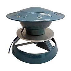 굴뚝 연기 대피기 100W 드래프트 팬 벽난로 배기 연도 팬 직경 21.5cm