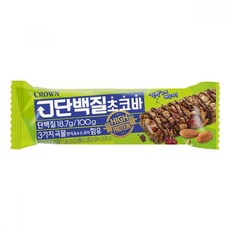 크라운 고 단백질초코바 32g, 단일상품
