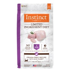 네이처스버라이어티 어덜트용 생식본능 고양이 LID 건식 사료, 토끼, 4.5kg, 1개, 소화기능 개선