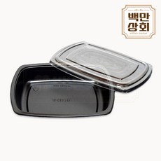 백만상회 [JB] 일회용 도시락 JB-033 흑색, 1개, 400세트