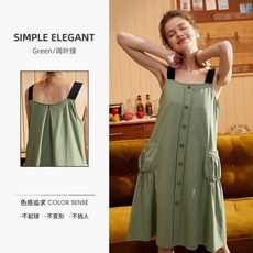 동반자 서스펜더 nightdress 여성 여름 얇은면 달콤한