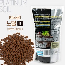 JUN 플래티넘 소일 [브라운] 노멀 1L / 어항바닥재 수조소일 어항소일