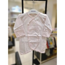 [압소바] 여름 40% /가운 스타일의 배내저고리 /속싸개 없이도 배앓이 걱정 없이 /수피마 원단으로 실크처럼 부드럽게 /건조기 사용 절대 금지*또르피마배내가운*