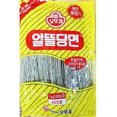 우니유리 당면 알뜰 오뚜기 1kg X10개 고구마 전분 잡채 찰당면, 1