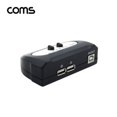 Coms USB 수동 선택기 2대1 A 타입 2포트 B타입 1포트 프린터 공유 LC052-1 분배기, 본상품선택