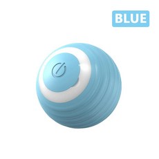 스마트 고양이 자동 롤링 볼 전기 훈련대화형 스스로 움직이는 새, 1개, 6.1PC Blue 80mAh