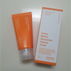 성분에디터 액티브 마린 아스타잔틴 캡슐 기미크림 50ml ++ 미백크림 촉촉크림 캡슐크림 성분에디터기미크림, 1개