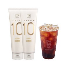 미쟝센 살롱 클리닉 10 트리트먼트250ML 2개 메가커피 기프티콘 (17일23일)