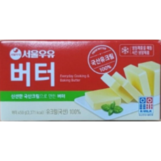 서울우유 무가염 버터 450g 빨강(무염)버터 서울우유 버터, 1개