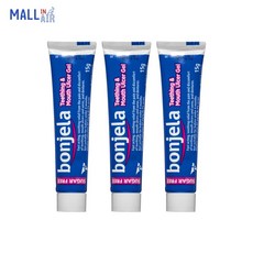 호주 본젤라 Bonjela 티딩젤 Teething gel Fast Acting 빠른 효과 15g 이앓이 연고 x 3개 기획 묶음