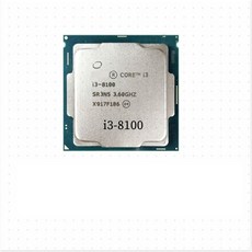 CPU c I38100 I3 8100 3.6GHz 쿼드코어 쿼드스레드 프로세서 6M 85W LGA 1151 - i38100