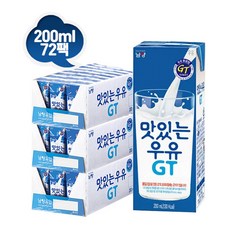 남양 맛있는 우유 GT, 200ml, 72개