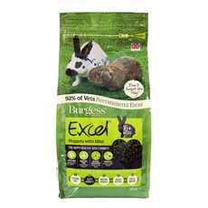 버지스 엑셀 토끼 민트향사료2kg [1+1이벤트], 1개