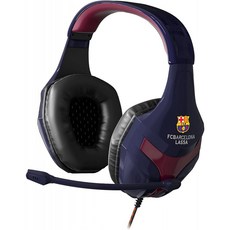 독일직수입 화성 게이밍 MHBC - FC 바르셀로나 라사 게이밍 헤드셋 (접이식 마이크 40mm 네오디뮴 조절 가능한 헤드셋 공식, 단일옵션, 단일옵션