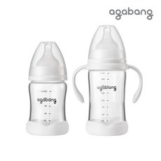 아가방 NEW 안심수유 유리젖병 노꼭지 150ml 240ml 리뉴얼 01O082005