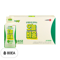 락토조이 오늘비움 유산균음료, 80ml, 80개
