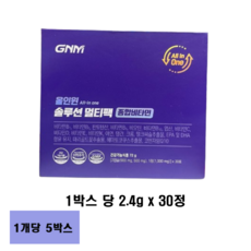 GNM 올인원 솔루션 멀티팩 종합비타민, 360g, 2개