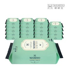 마미요네이처그린물티슈리필형100매x20팩
