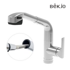 백조씽크 주방 수전 원홀 싱크대 수도꼭지 BF-B1000, 1개