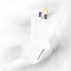 내셔널지오그래픽 NATIONALGEOGRAPHIC N225ASO580 카라비너포인트 크루삭스 화이트