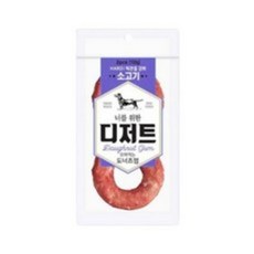 너를위한디저트 오래먹는 도너츠 개껌 100g 건조간식/육포, 소고기, 3개 - 도기넛