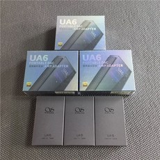 SHANLING UA6 휴대용 디코더 헤드폰 증폭기, UA6 Black+Leather Case