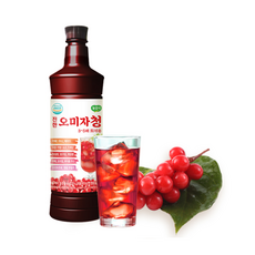 광야 진한 오미자청 970ml X 2개, 1개입
