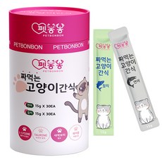 펫봉봉 NEW 짜먹는 고양이 간식 습식 고양이 스틱 대용량 60P