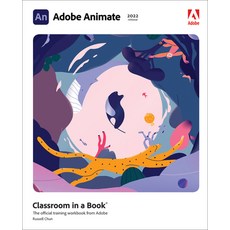 (영문도서) Adobe Animate Classroom in a Book (2022 Release) Paperback, Adobe Press, English, 9780137623587