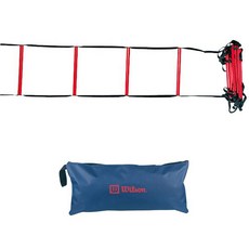  Wilson(윌슨) 테니스 트레이닝 용품 EZ TRAINING LADDER(이지 트레이닝 래더) 40 cm×910 cm 블랙레드 WRZ2542 윌슨 