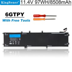 KingSener 6GTPY 11.4V 97WH Laptop Battery for DELL Precision 5520 5530 for DELL XPS 15 9570 9560