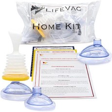 LifeVac 라이프백 기도 폐쇄 응급 하임리히 키트 미국정품 불량NO 노인 유아 어린이 기도 흡입 구조 장치 미국 직배송, 1개