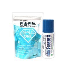 맥스프리즈S 쿨링겔 볼타입 85g+아이스원 자가점착 붕대 멘솔밴드