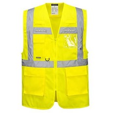 Portwest Orion LED Executive Vest Reflective Safety Work Construction Security Waist coatANSI 2, 한 가지 색_XXL, 한 가지 색_XXL