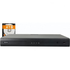 Anpviz 4K 16 채널 PoE NVR 네트워크 비디오 레코더 사전 설치 4TB HDD 16CH H.265 비즈니스 오디오 레코딩용 8MP/6MP/5MP/4MP HD IP - nvr(네트워크비디오레코더)