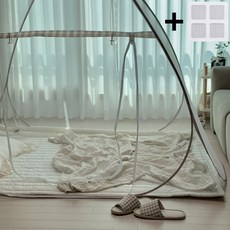 필업위드 원터치 접이식 텐트 침대 모기장 (사은품 증정, 일반형