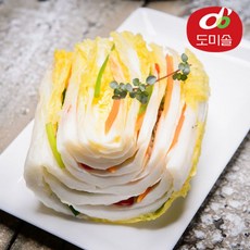도미솔김치 [도미솔] 박미희 맛있는 백김치 4kg, 1개