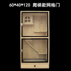 원목사육장 토끼 햄스터 기니피그 햄스터 사육장, N03 60*40*120 메쉬도어 계단식개