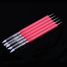 케이크 브러시 꽃 모델 모형링 볼 도구 다기능 아이스 페이스트리, 11.베이지색