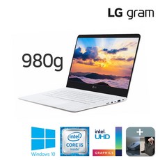 LG 올 뉴 그램 14인치 중고 노트북 14Z980 8세대 Core-i7 RAM 16GB SSD탑재 윈도우11설치 72Wh 배터리 올데이 그램, WIN11 Pro, 1TB, 코어i7, 화이트