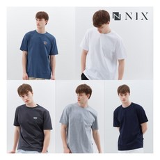 [닉스] (NIX x 덤비베어) 24SS 오가닉 반팔티셔츠 남성 5종