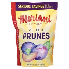 Mariani Dried Fruit 마리아니 드라이 푸르트 Pitted Prunes 18 oz 510 g, 1개