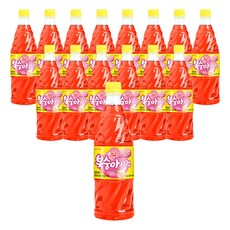 오뚜기 시럽 슬러시원액 복숭아시럽 1kg 1병, 15개