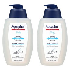 (1+1) Aquaphor 아쿠아퍼 클렌징 베이비 바디워시 샴푸 500mL Cleansing Baby Wash Shampoo, 1세트