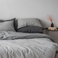 깅엄체크이불커버