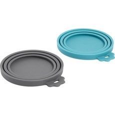 Frisco 실리콘 펫 푸드 캔 커버 2팩, 2개